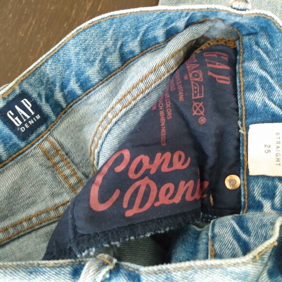GAP Cone Denim Straight Button Fly Jean - Picture 3 of 7